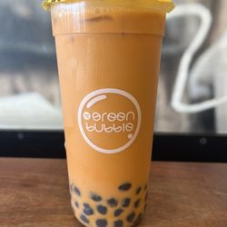 Mr Green Bubble - Boba Thai Milk Tea