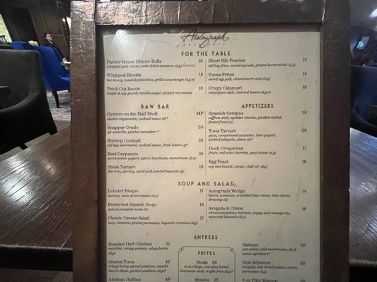 Menu photo 1 Autograph Brasserie Wayne, PA