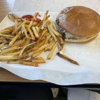 Peg Leg - Mushroom Swiss Burger - Burgers Near Me - Russellville, Arkansas Peg Leg - Mushroom Swiss Burger - Burgers Near Me - Russellville, Arkansas