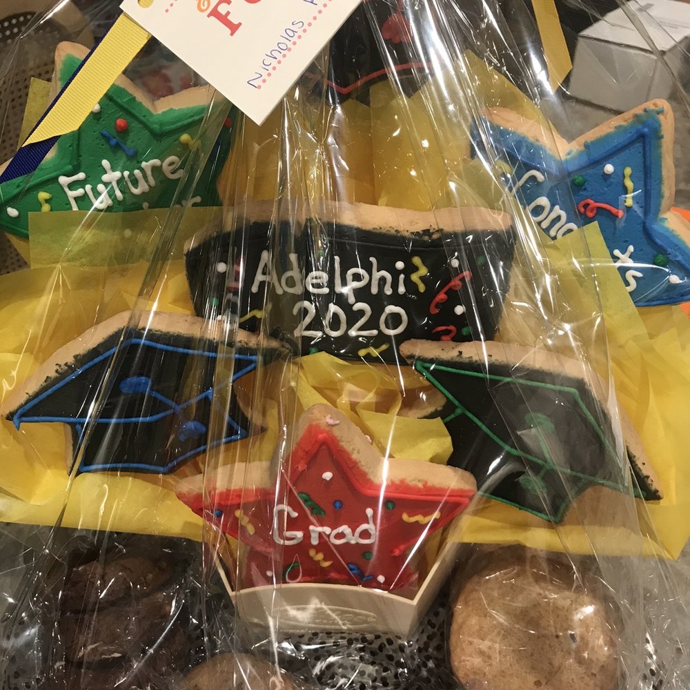 Graduation cookies with cookie assortment