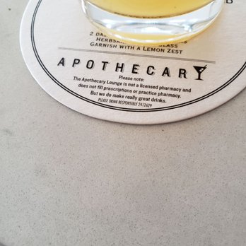 Apothecary Lounge - Wonder if they need to post it or they wanted to - Lounges Near Me - Albuquerque, New Mexico