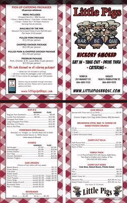 Menu photo 3 Little Pigs BBQ Seneca, SC