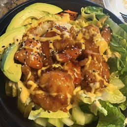 Cooked sushi bowl Cooked sushi bowl