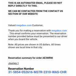 Megabus DC