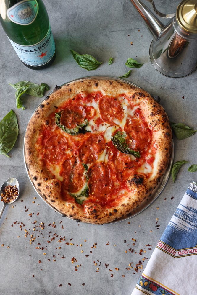 Food from Grazie Grazie Pizzeria