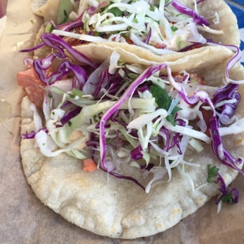 Wild Taco - Fish of the day. Salmon taco - Mexican Near Me - Newport Beach, California Wild Taco - Fish of the day. Salmon taco - Mexican Near Me - Newport Beach, California