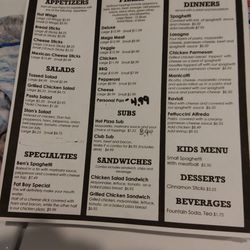 Papa G's Pizza - Menu
