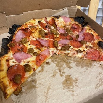 Riggatti's Wood Fired Pizza - Medium Carnivore Pizza - Pizza Near Me - St. George, Utah Riggatti's Wood Fired Pizza - Medium Carnivore Pizza - Pizza Near Me - St. George, Utah