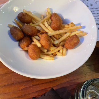 The Hideout - Kids mini corn dogs and fries. - Cocktail Bars Near Me - Aptos, California The Hideout - Kids mini corn dogs and fries. - Cocktail Bars Near Me - Aptos, California