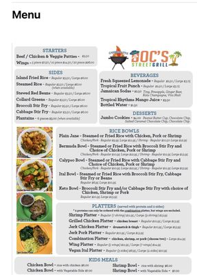 Menu photo 1 Doc's Street Grill Roanoke, TX