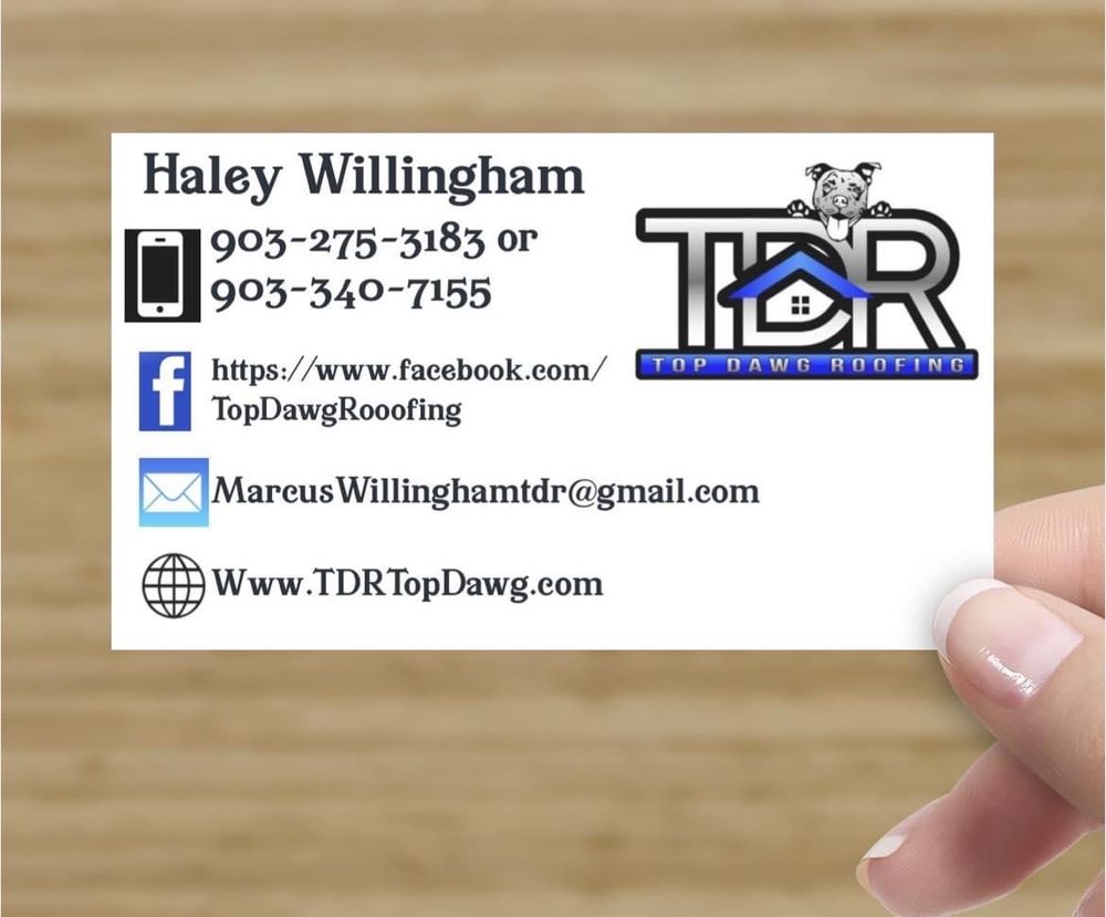 Slide of Top Dawg Roofing