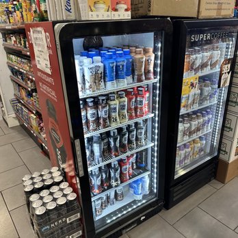 Exxon Tiger Mart - a refrigerated refrigerator in a grocery store - Convenience Stores Near Me - Little Falls, New Jersey