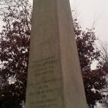 Thomas Jefferson's Monticello - Burial site - Landmarks & Historical Buildings Near Me - Charlottesville, Virginia