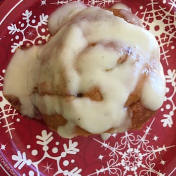 Dutch Monkey Doughnuts - One of my take and bake cinnamon rolls from over the holidays! - Donuts Near Me - Cumming, Georgia