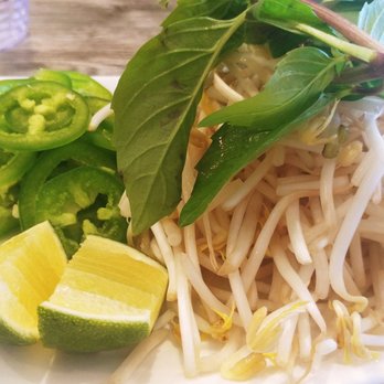 Pho Ngon - Bean sprouts, extra jalapenos, mint stems, and lemon wedges for my pho - Vietnamese Near Me - Alexandria, Virginia Pho Ngon - Bean sprouts, extra jalapenos, mint stems, and lemon wedges for my pho - Vietnamese Near Me - Alexandria, Virginia