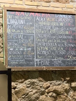 Menu photo 1 Naumachia Rome, RM