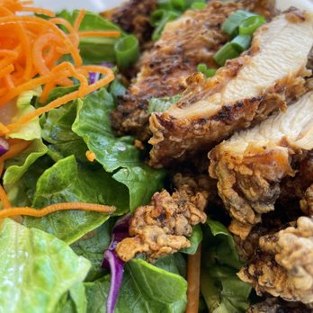 Island Style Cafe - Korean Chicken Entree (close-up) - Hawaiian Near Me - Santee, California Island Style Cafe - Korean Chicken Entree (close-up) - Hawaiian Near Me - Santee, California
