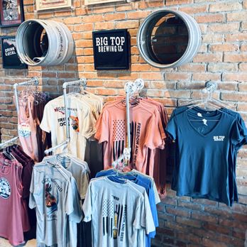 Big Top Brewery - A few of the merchandise items they had for sale - Breweries Near Me - Sarasota, Florida