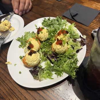 Local Goat - Fried eggs 3/5 - New American Near Me - Pigeon Forge, Tennessee Local Goat - Fried eggs 3/5 - New American Near Me - Pigeon Forge, Tennessee