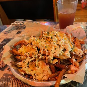 Buddy Lou's Eats Drinks & Antiques - Crab fries with garlic aioli - New American Near Me - Hancock, Maryland Buddy Lou's Eats Drinks & Antiques - Crab fries with garlic aioli - New American Near Me - Hancock, Maryland