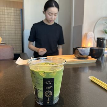 Forest Tea Bar - Black Sesame Matcha - Tea Rooms Near Me - Berkeley, California