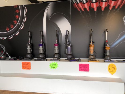Photo of Dyson Service Center - Schaumburg, IL, US. Dyson upright vacuums galore!!!