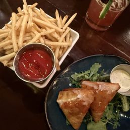 Rosemary Brown Butter Fries and Duck Empanada Rosemary Brown Butter Fries and Duck Empanada