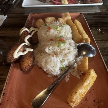 Churrascos Memorial City - Plantains, rice, yuca fries and fried cheese - Latin American Near Me - Houston, Texas Churrascos Memorial City - Plantains, rice, yuca fries and fried cheese - Latin American Near Me - Houston, Texas