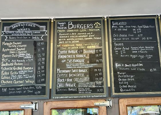 Menu photo 1 Stewart's 58 Drive-in Oakridge, OR