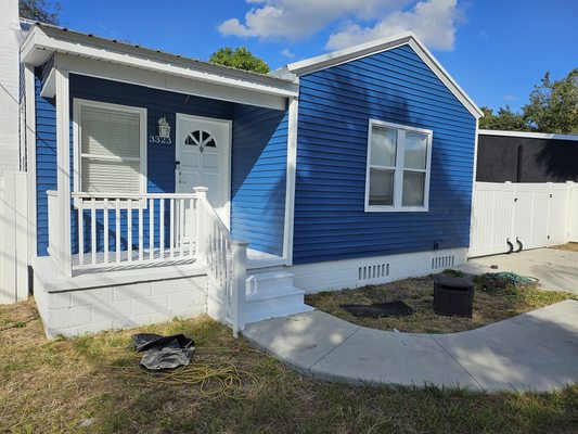 RESIDENTIAL PAINTING SERVICES - We provide professional interior and exterior painting services to revitalize and enhance the aesthetic appeal of homes and businesses. Our skilled painters use high-quality paints and techniques to achieve flawless results. Call to schedule an appointment!
