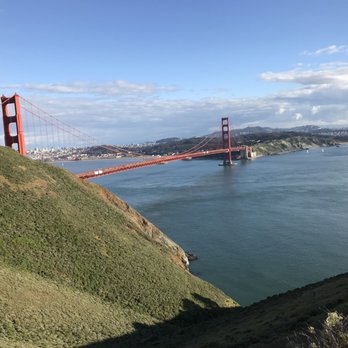 Kirby Cove - The view from the top of the path leading to Kirby Cove in Marin County. - Campgrounds Near Me - Sausalito, California Kirby Cove - The view from the top of the path leading to Kirby Cove in Marin County. - Campgrounds Near Me - Sausalito, California