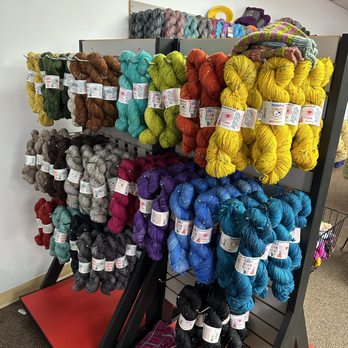 The Twisted Skein - Display of our local hand dyed yarns from ThreadBear Dyeworks - Knitting Supplies Near Me - Bakersfield, California The Twisted Skein - Display of our local hand dyed yarns from ThreadBear Dyeworks - Knitting Supplies Near Me - Bakersfield, California
