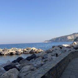Hotel Piccolo Paradiso - View from Marina Lobra, below hotel.