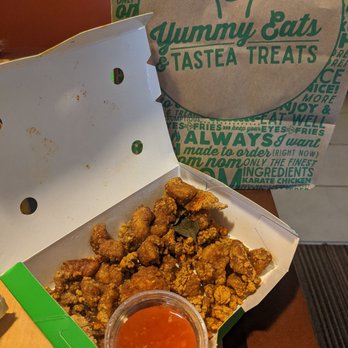 Tastea - Large Karate Chicken....Me Soooo Spicy with Weak Sauce - Bubble Tea Near Me - Glendale, Arizona Tastea - Large Karate Chicken....Me Soooo Spicy with Weak Sauce - Bubble Tea Near Me - Glendale, Arizona