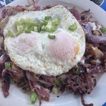 Beach Break Cafe - Corned Beef Hash and Eggs - Breakfast & Brunch Near Me - Oceanside, California Beach Break Cafe - Corned Beef Hash and Eggs - Breakfast & Brunch Near Me - Oceanside, California