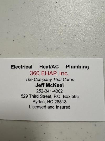 Slide of 360 Electrical, Heating and Air, and Plumbing Services