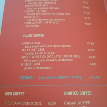 Vero Caffè - Menu - Cafes Near Me - Bruges, VWV