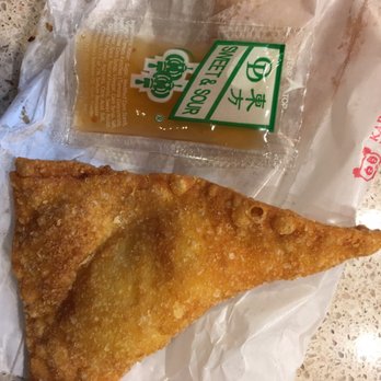 Hong Kong Restaurant - This is the only sauce you'll get with crab Rangoon - Chinese Near Me - Arlington Heights, Illinois