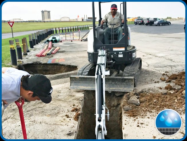 Slide of Drainage Team