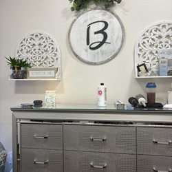 Inside of the salon