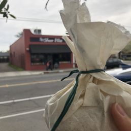 Grabbed a gift card for a friend's bday and they wrapped it up in a fun little package with fresh lavender Grabbed a gift card for a friend's bday and they wrapped it up in a fun little package with fresh lavender