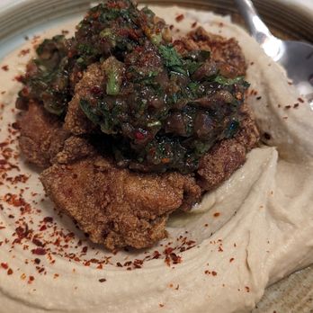 Shaya - Fried chicken humus...best dish of the entire trip! - Middle Eastern Near Me - New Orleans, Louisiana Shaya - Fried chicken humus...best dish of the entire trip! - Middle Eastern Near Me - New Orleans, Louisiana