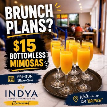 Indya - Bottomless mimosas - Tacos Near Me - San Diego, California Indya - Bottomless mimosas - Tacos Near Me - San Diego, California