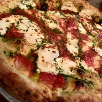 Wood Stack Pizza Kitchen - Pesto pizza - Pizza Near Me - Pine Brook, New Jersey