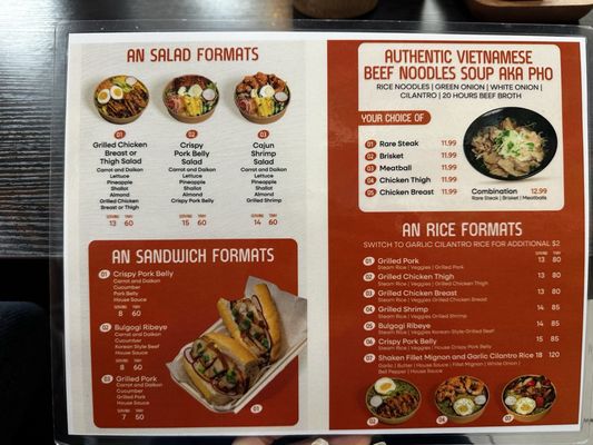 Menu photo 8 An Noodles and Pho La Mirada, CA