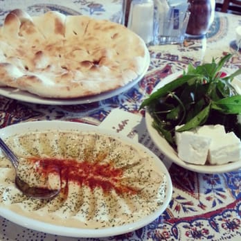 Cafe Caspian - Hummus appetizer - Persian/Iranian Near Me - Houston, Texas