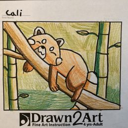 This is my daughter's favorite drawing she created about a month into her classes.