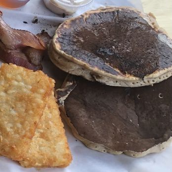 Green Cheek Beer Co. - Pancakes totally burnt on the outside, but raw on the inside - Breweries Near Me - Sunset Beach, California Green Cheek Beer Co. - Pancakes totally burnt on the outside, but raw on the inside - Breweries Near Me - Sunset Beach, California