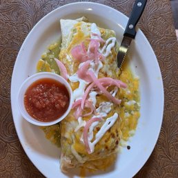 Green Chili Pork Burrito
