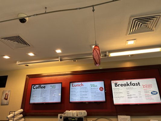 Photo of Capriccio Cafe and Bar - Philadelphia, PA, US. menus on the wall